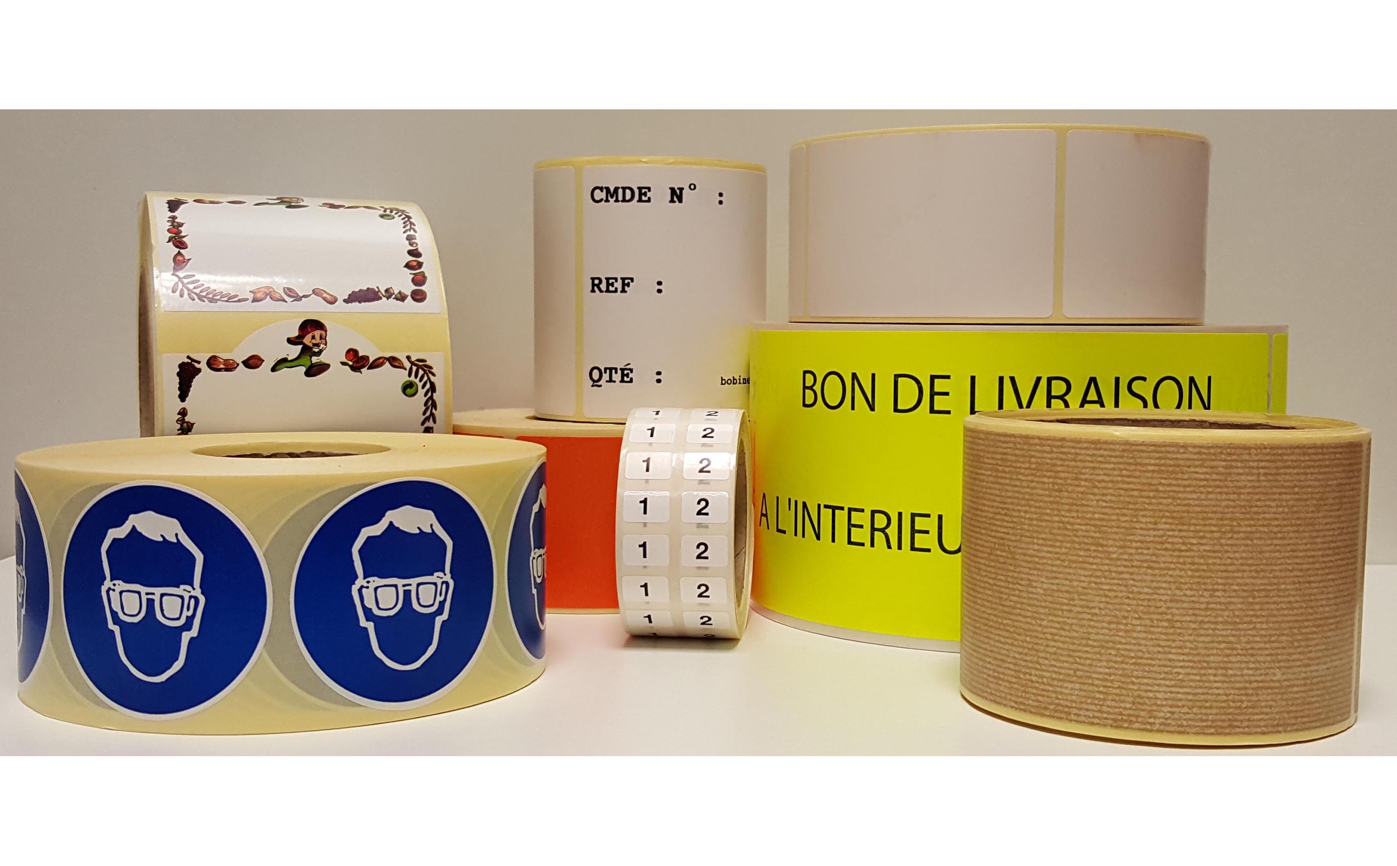 étiquettes de marquage